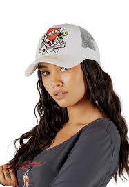 Ed Hardy Love Slowly Twill Front Mesh Trucker