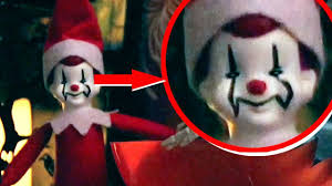 Instead of elf on the shelf with a little elf doll, we began our own mr. Elf On The Shelf Pennywise Caught Moving Eyes On Camera At Halloween Youtube