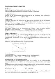 Hallo, ich bin gerade dabei, die volumenarbeit von einer reaktion auszurechnen. Grundwissen Chemie 9 Klasse G8 Ohm Gymnasium