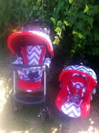 Chevron And Red Infant Car Seat And Stroller Tiffany Pryor Boutique Facebook Tiffany Pryor Baby Car Seats Car Seats Car Seat And Stroller