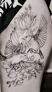 Bird And Flower Tattoos For Women Flying Birds With Flowers Bird Tattoos For Women Bird Shoulder Tattoos Flying Bird Tattoo
