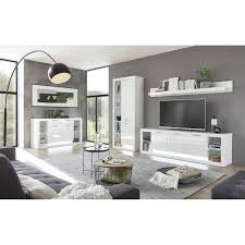 Maintain an elevated aesthetic with an industrial style or whimsical orb and globe pieces. Modernes Wohnwand Set Mit Kommode Und Couchtisch Mailand 61 Hochglanz