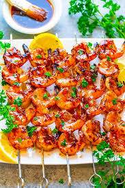 Refrigerate overnight, turning bag occasionally. Grilled Honey Barbecue Shrimp 10 Minute Recipe Averie Cooks