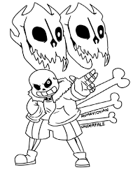Sans undertale coloring pages printable. Coloring Pages Undertale Free Sheets Printable For Kids Grade Halloween Online Coloring Pages