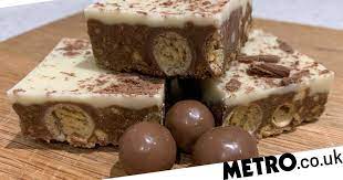 How To Make No Bake Malteser Bars In Just 15 Minutes Food Processor Recipes Baking Malteser Tray Bake