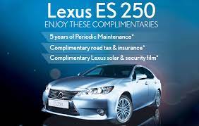 Check spelling or type a new query. Lexus Es 250 Now Offered With Five Years Free Service