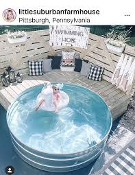 Pin By Cecilia Hussey On For The Home Cheap Pool Backyard Pool Tank Pool