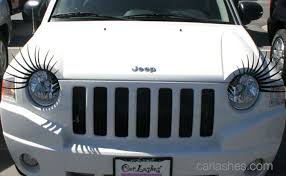 Creative And Cool Eyelashes For Your Car Eyelashes For Cars Cute Cars Car Bling