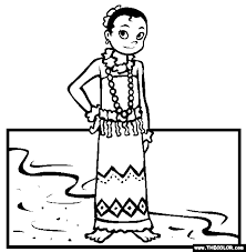 Coloring page for the flag of nigeria. Ethnic Wear Online Coloring Pages