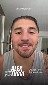 Meet the fresh face of Miami Sharks! Alex Tucci 🌟 Get ready to witness  incredible skills, teamwork, and a whole lot of excitement