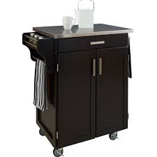 home styles kitchen cart, black