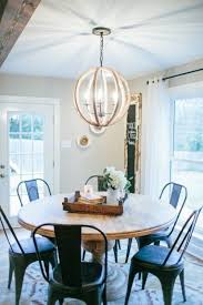 I also wanted to build two farmhouse chairs that would. Fixer Upper Inspired Farmhouse Lighting Centsible Chateau Kitchen Table Centerpiece Round Kitchen Table Kitchen Table Lighting