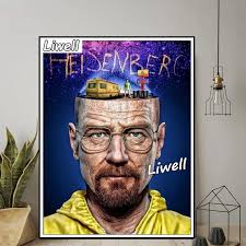 Walter Branco E Pinkman Quebrando Mau Diamante Pintura Arte Clássico Tv  Bordado Ponto Cruz Brocas Completo Decoração Do Quarto