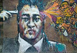 Ruben Ubiera Paints a Mural for Grove Street Neighborhood