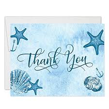 I hope we can do this again soon. Buy Beach Sea Shore Thank You Cards With Envelopes Pack Of 25 All Occasion Blank Folded Thank You Notes Birthday Anniversary Retirement Dinner Party Thanks Excellent Value Nautical Notecards Vt0059b Online In