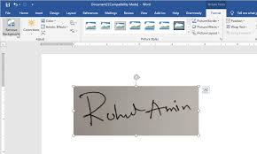 How do you create signature for documents? How To Add Signature In Microsoft Word Document Nijekoro