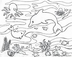 When a child colors, it improves fine motor skills, increases concentration, and sparks creativity. Dolphin Famlily And Their Friends Under The Ocean Coloring Pages Dolphin Coloring Pages Coloring Pages For Kids And Adults
