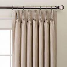48 wide pinch pleated pairs are perfect for single windows and the 96 wide pinch pleated pairs are used for larger windows. Linen Pinch Pleat Back Tab Window Curtain Panel Single Bed Bath Beyond