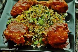 Baghali Polo Ba Morgh باقالی پلو با مرغ Recipe Cooking With Turmeric Fava Beans Persian Cuisine