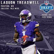 Laquon Treadwell 1 Pick Skol Minnesota Vikings Football Minnesota Vikings Vikings Football