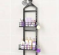 Amazon.com: ODesign 2 Tier Height-Adjustable Shower Caddy ...