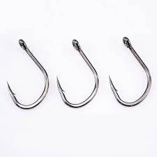 us 8 19 18 off 20pack big game jig hooks strong mustad fishhooks saltwater shark jig hook 1 10 as size chart saltwater freshwater weihefishing in