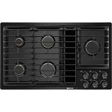 Retractable downdraft vent rises 14 in. Jenn Air 36 Inch Built In Gas Cooktop With Downdraft Ventilation System 36 Inch Built In Gas