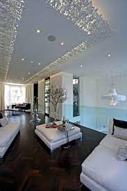 This ceiling texture can draw attention more to your ceiling. 33 Examples Of Modern Living Room Ceiling Design Interior Design Ideas Ofdesign