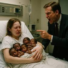 In 1995 he left, abandoning her with five black children: 30 years later the truth shocked everyone! The newborn quintuplets immediately filled the maternity ward with cries and noise. But the young