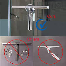 A single handle replacement should take less than an hour (this was done during my lunch break). Buy Quntis Shower Squeegee 10 Stainless Steel Squeegees For Shower Doors Bathroom Window And Car Glass All Purpose Cleaning Squeegee With Matching Hooks Holder 1 Replacement Squeegee Blade Online In Indonesia B071vsc79h