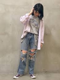 ハギワラ アリサ ciaopanic船橋店 ciaopanicのデニムパンツを使ったコーディネート wear ファッション ファッションコーディネート デニムパンツ