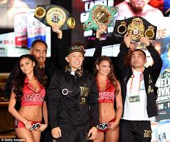 Santos saúl canelo álvarez barragán is a mexican professional boxer. Gennady Golovkin Missed Daughter S Birth For Canelo Fight Daily Mail Online