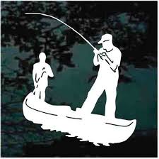 Boat Fishermen Silhouette Decals Car Window Stickers Decal Junky New users enjoy 60% off. boat fisherman silhouette