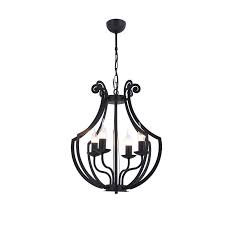 Darya Dortlu Siyah Modern Sarkit Avize 5425 22 04 Avize Avizeler Modern