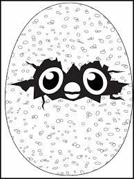 Download or print this amazing coloring page: Printable Coloring Sheets Hatchimals 6