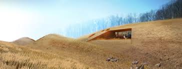 Drei stockwerke tief reicht der bau in die erde. Camouflage Architecture Bauen Unter Der Erde