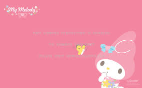 Collection by marinel dela paz. My Melody Bunny Pink Cartoon Hello Kitty