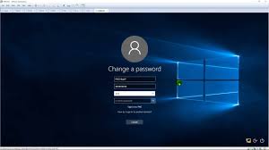 Change Domain User Password From Client Machine Running Windows 10 Youtube