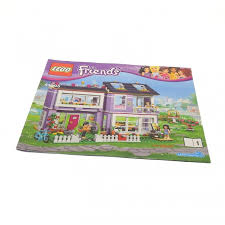 Ein modernes haus mit großen fenstern, einem lego haus bauen, preisvergleich. 1 X Lego System Bauanleitung Heft 1 Friends Emma S Haus 41095 Steinpalast