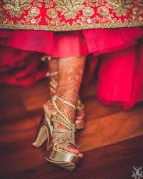 Bridal Heels Silver Payal Best Wedding Planner Bride