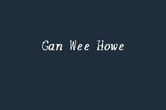 As safaei, rb kazemzadeh, hs gan. Gan Wee Howe Lawyer In Petaling Jaya