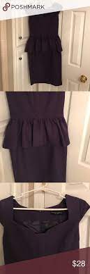 Dorothy Perkins Peplum Dark Purple Dress Dark Purple Dresses Purple Dress Fashion