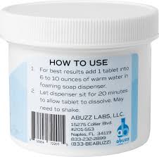 Maybe you would like to learn more about one of these? Cleansio Foaming Hand Soap 10 Tablets Fragrance Free Dye Free Ec
