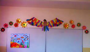 Art Craft Ideas And Bulletin Boards For Elementary Schools Art Room Decoration Idea Crafts Creative Crafts Wall Art Decor Living Room