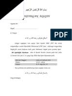 Mungkin kebanyakan dari kita telah mengenal dengan jenis surat yang satu ini. Undangan Aqiqah Doc