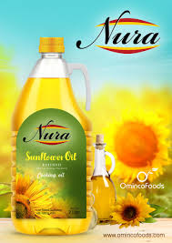 Sunflower Oil Edible Oil Bottle Design Packaging Packaging Design