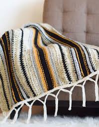Use a pattern to create a specific using a pattern to make your poncho will provide you with knitting needle and yarn recommendations. Mexican Serape Blanket Crochet Pattern Mama In A Stitch
