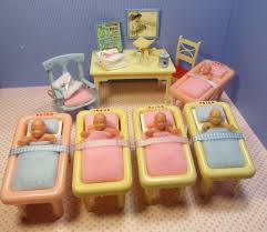 Renwal Hospital Nursery 14 Pieces Vintage Plastic Dollhouse Furniture 1 16 Renwal Dollhouse Nursery Doll House Dollhouse Furniture