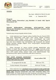 Kementerian luar negeri adalah kementerian dalam pemerintah indonesia yang membidangi urusan luar negeri negara. Surat Arahan Kdn Kuota Program Latihan Csg Bagi Tahun 2019 Pikm My