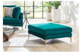 How about having them as ottoman coffee tables? Ottoman Coffee Table With Brass Legs Teal Velvet Finising Furniture Home Living Furniture Tables Sets On Carousell
